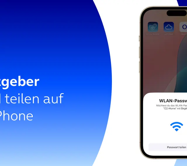 iPhone-Anleitung: WLAN-Passwort teilen. So einfach gibst du Birgit das Passwort für "O2-Home".