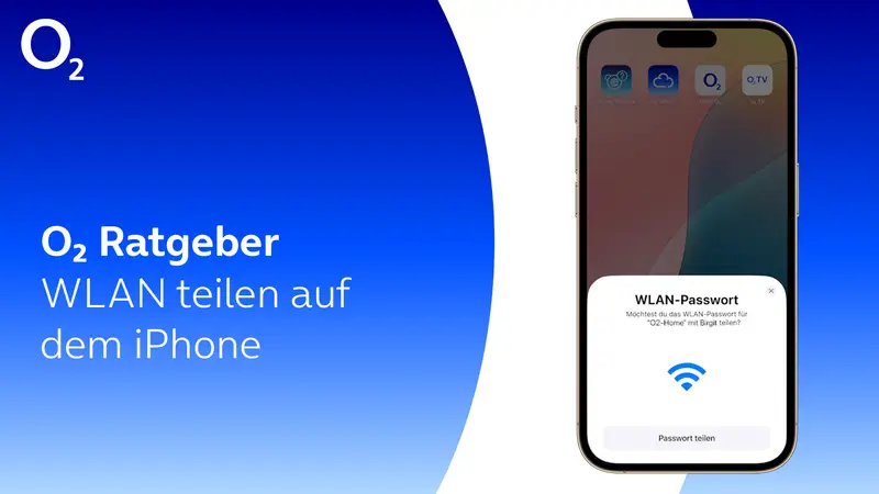 iPhone-Anleitung: WLAN-Passwort teilen. So einfach gibst du Birgit das Passwort für "O2-Home".